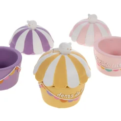 Amadeus Boîte à dent Coquillage Voilet Rose et Jaune