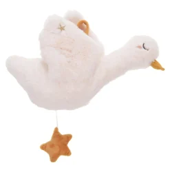 Amadeus                    Peluche Petite Oie Musicale    Blanc