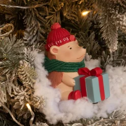 Amadeus Tirelire Herisson Noel Multicolore