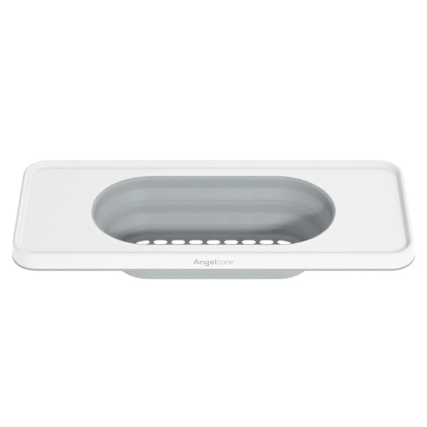 Angelcare Plateau de Bain avec Panier à Jouet Extensible Blanc
