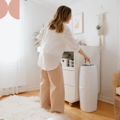 Angelcare Poubelle à couches Classic XL avec 1 recharge Blanc