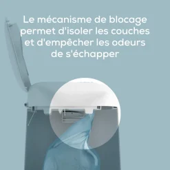 Angelcare                    Poubelle à couches Dress Up    Blanc