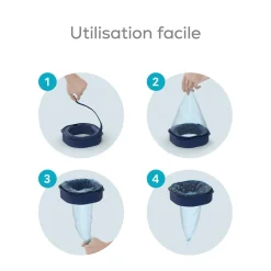 Angelcare 3 recharges octogonales pour poubelle Dress Up
