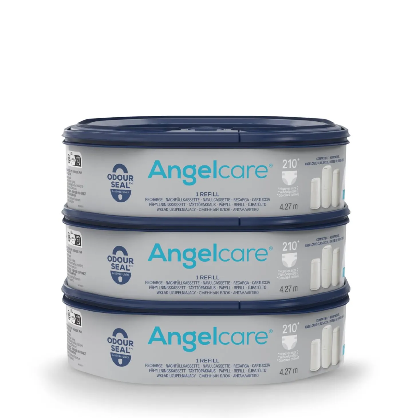 Angelcare 3 recharges octogonales pour poubelle Dress Up