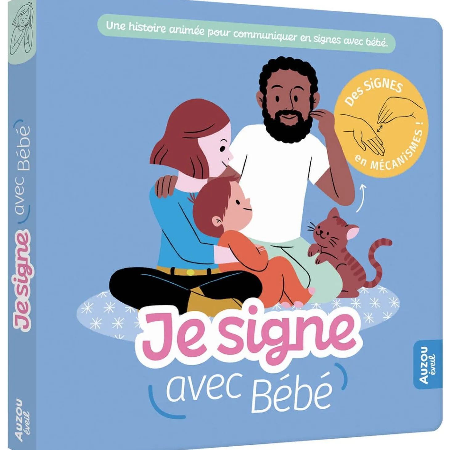 Auzou Je signe avec bébé Multicolore