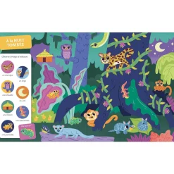 Auzou                    La jungle et la savane    Multicolore