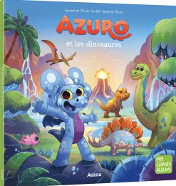 Auzou                    Livre Azuro Et Les Dinosaures    Multicolore