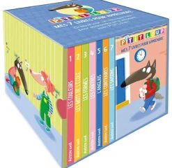 Auzou                    Livre Biblio P'Tit Loup 7 Livre Pour Apprendre    Multicolore