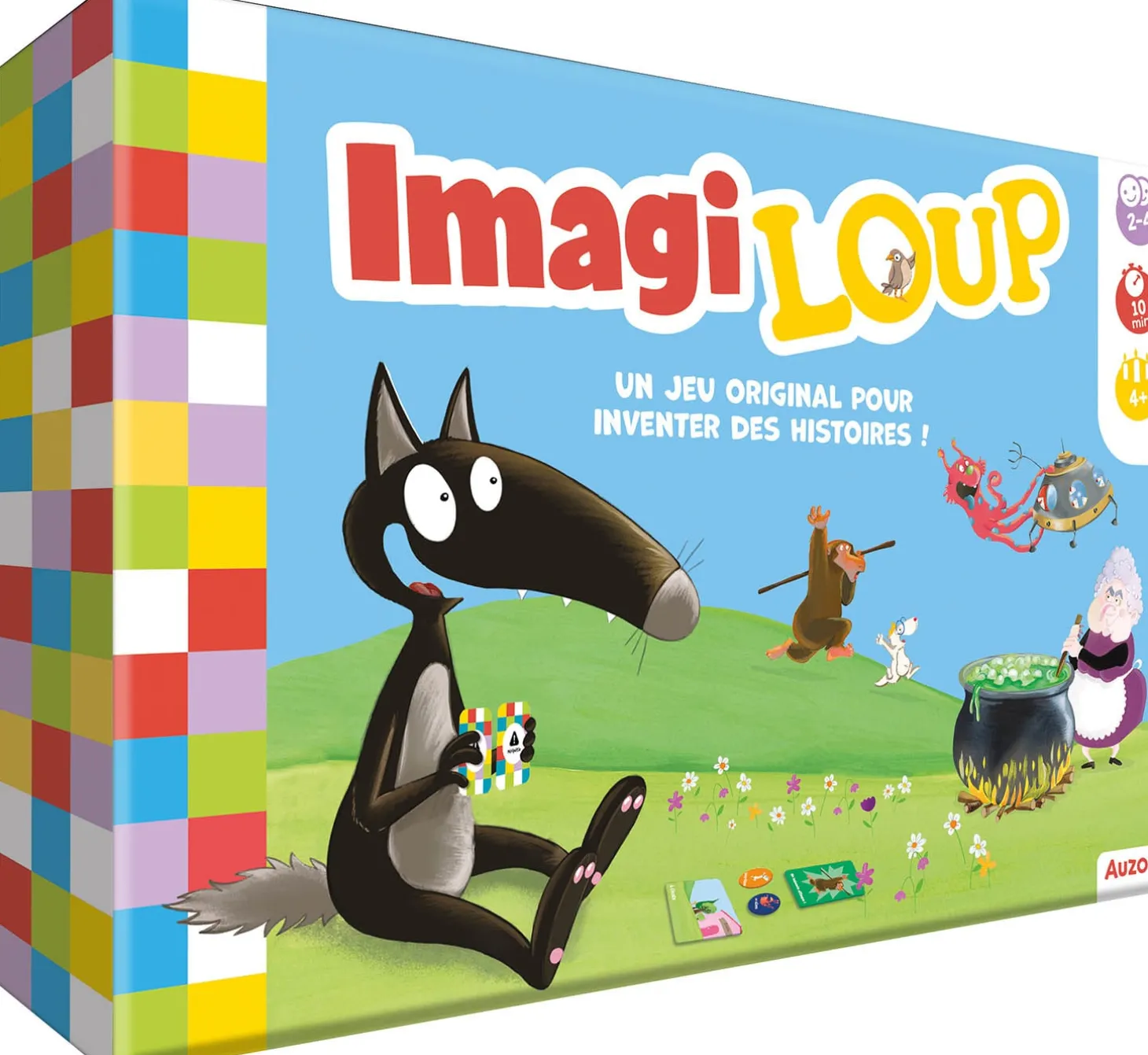 Auzou Livre Imagiloup Multicolore