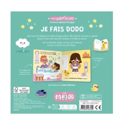 Auzou Livre Premiers Apprentissages Je Fais Dodo Multicolore