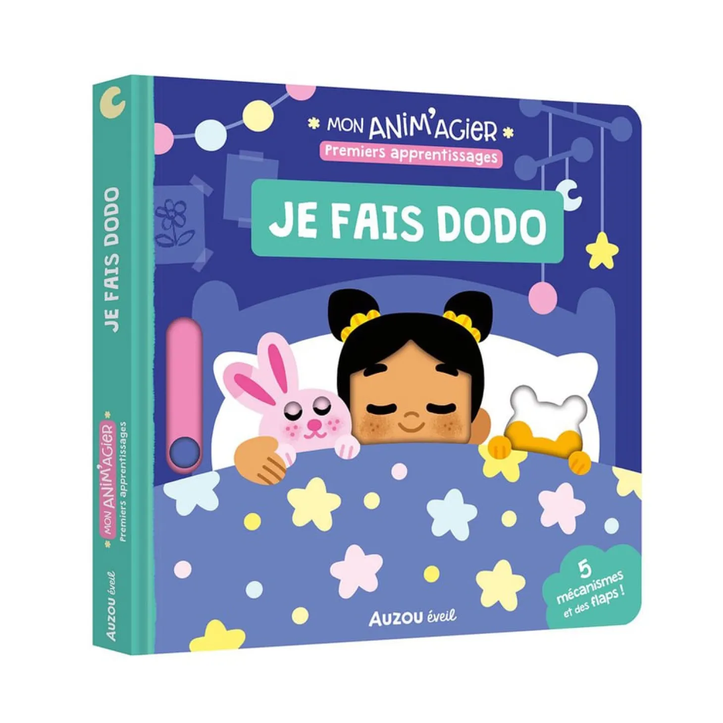 Auzou Livre Premiers Apprentissages Je Fais Dodo Multicolore