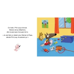 Auzou                    Livre P'Tit Loup Fait des Bêtises    Multicolore