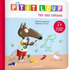 Auzou                    Livre P'Tit Loup Fait des Bêtises    Multicolore