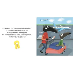 Auzou Livre P'Tit Loup Part en Voyage