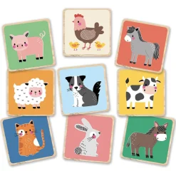 Auzou Mon Animemo de la Ferme Multicolore