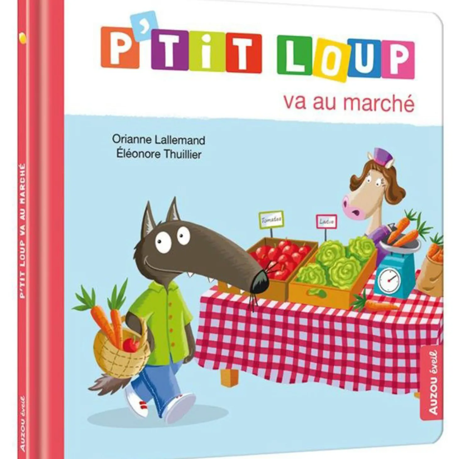 Auzou P'TIT LOUP VA AU MARCHÉ