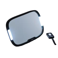Axkid                    Miroir rétroviseur siège enfant avec LED    Noir