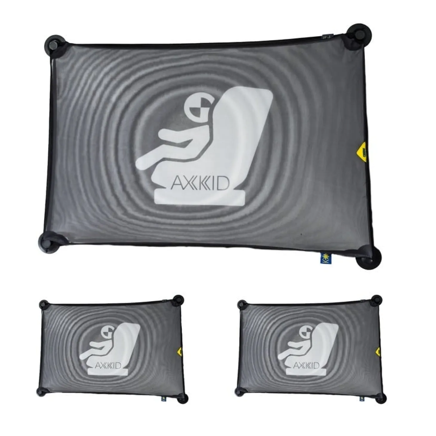 Axkid Pare-soleil de voiture extensibles Gris