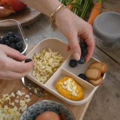 Béaba Assiette compartimentée silicone Argile