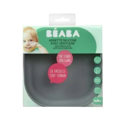 Béaba                    Assiette silicone ventouse    Minéral            680 ml