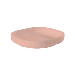 Béaba                    Assiette silicone ventouse    Light Pink
