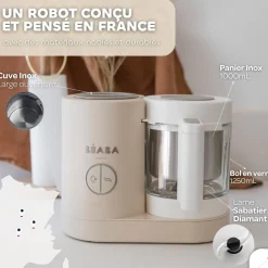 Béaba                    Babycook Neo Robot Cuiseur Bébé 6 en 1    Terre D'Argile