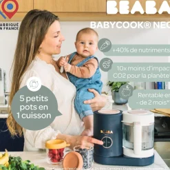 Béaba                    Babycook Néo Robot Bébé 6 en 1, Made in France    Night Blue