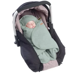 Béaba                    Babynomade double polaire    vert sauge/blanc            0-6 mois