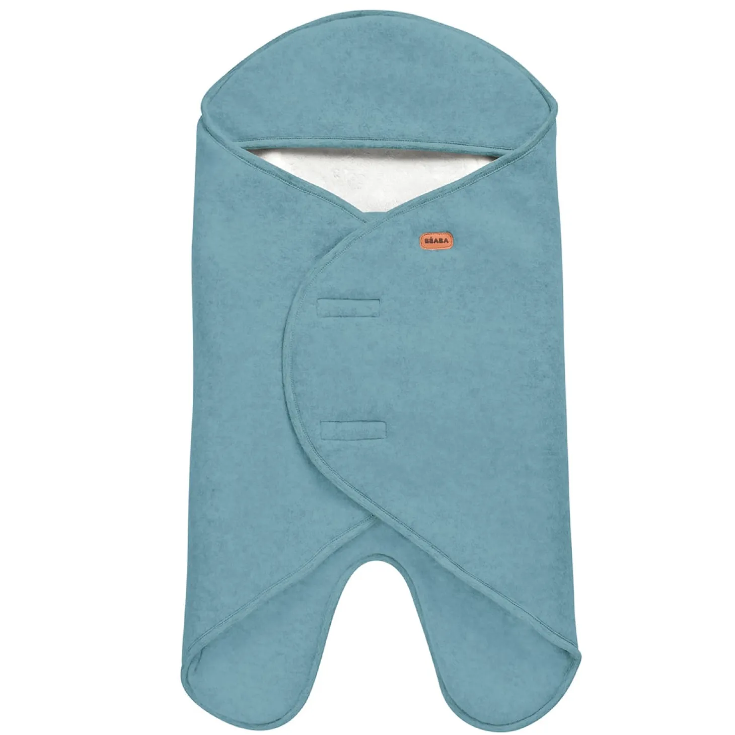 Béaba Babynomade double polaire Bleu Baltique/Blanc 0-6 mois