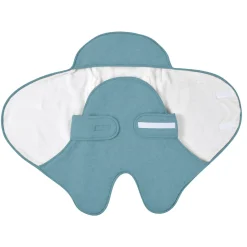 Béaba Babynomade double polaire Bleu Baltique/Blanc 0-6 mois
