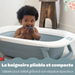 Béaba                    Baignoire Camélé’O Easy Pop    Bleu Baltique