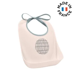 Béaba Bavoir d'apprentissage Pink Grid