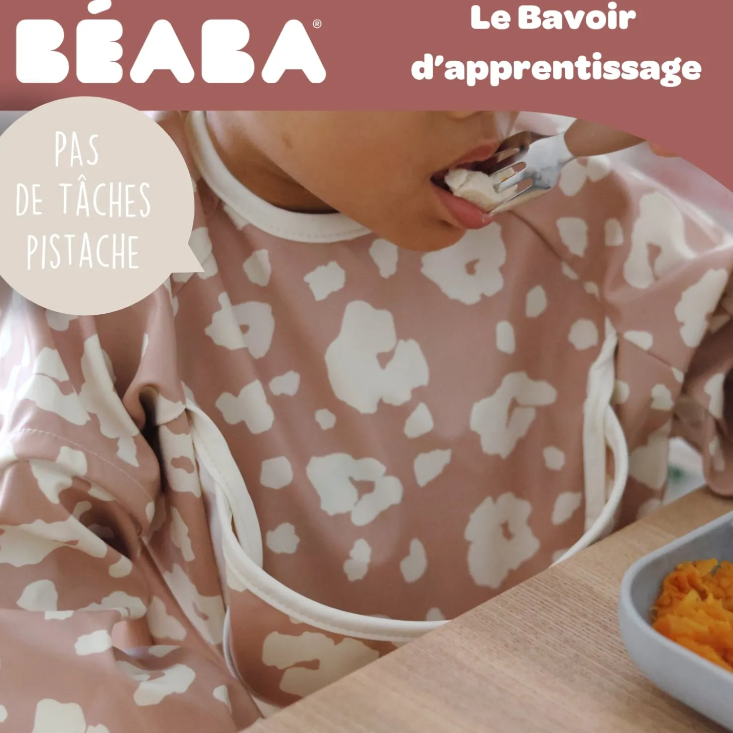 Béaba Bavoir à Manches Évolutif et 2en1 Savannah Bloom