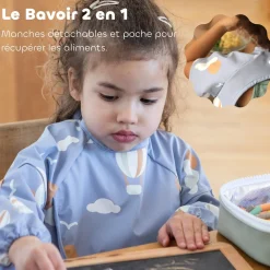 Béaba Bavoir à Manches Évolutif et 2en1 Adventure