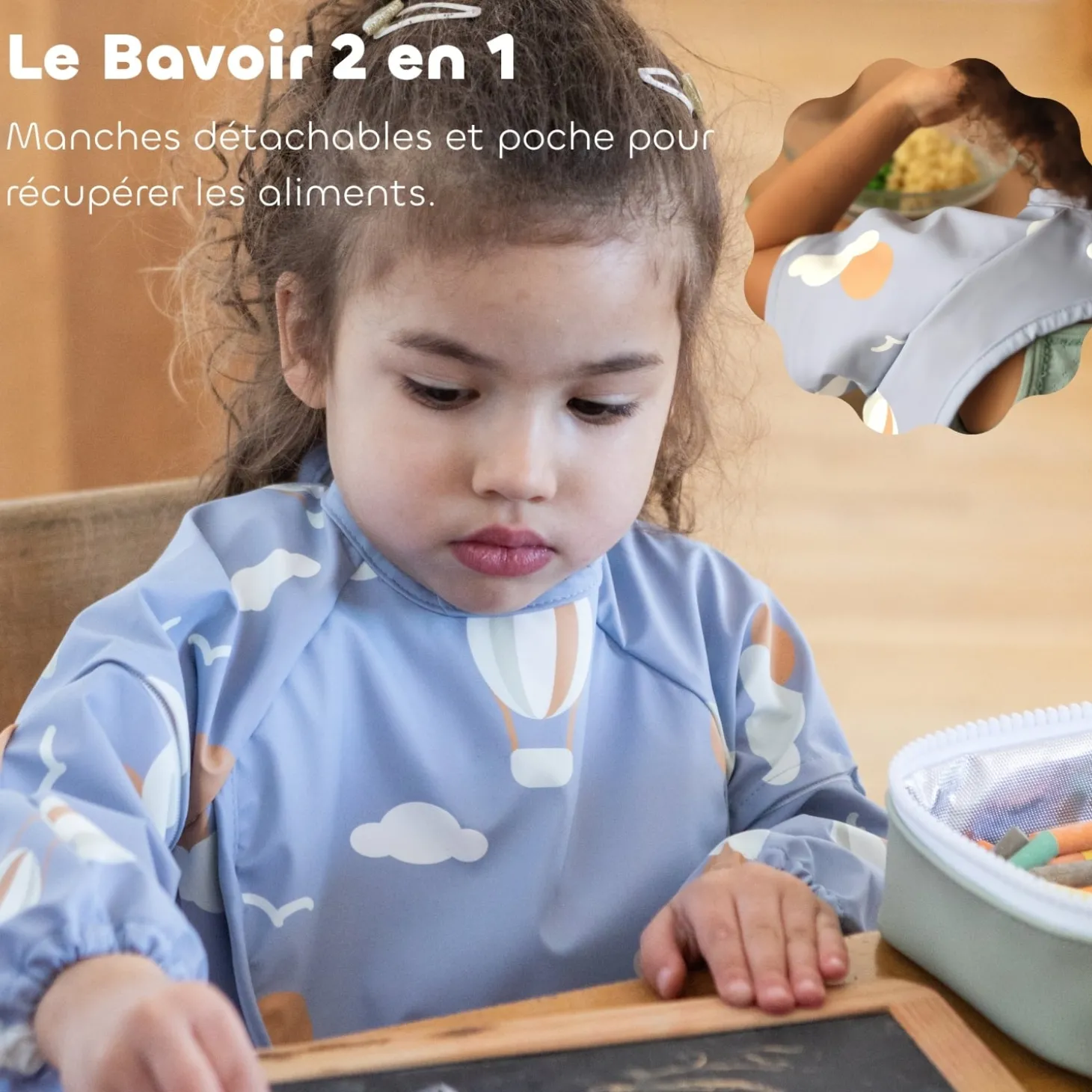 Béaba Bavoir à Manches Évolutif et 2en1 Adventure