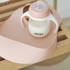 Béaba                    Bavoir silicone    Old Pink