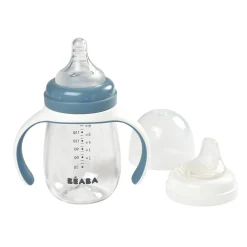 Béaba                    Biberon d'apprentissage 2en1    Windy Blue            210 ml
