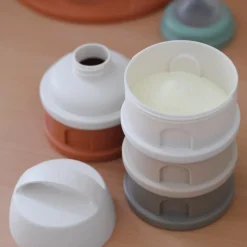 Béaba Boîte doseuse 4 compartiments Cotton White/Terracotta