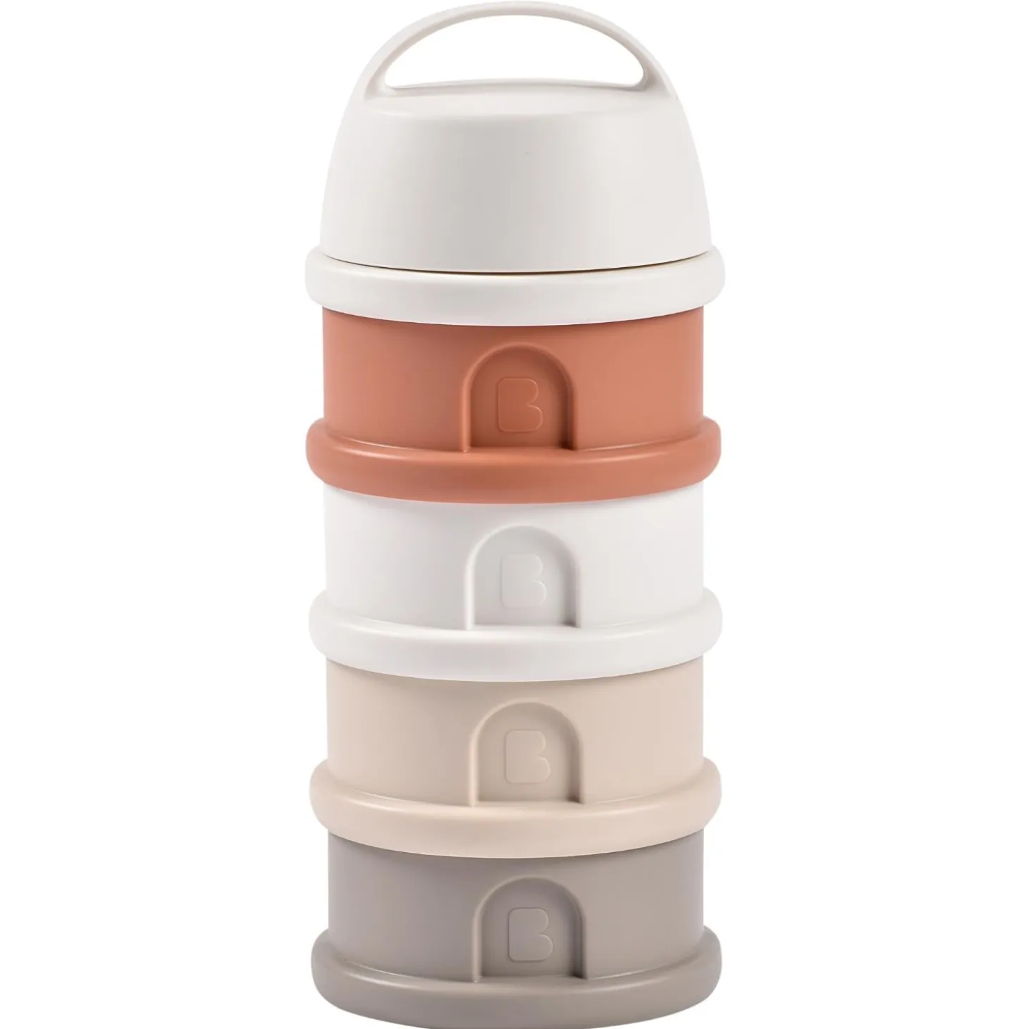 Béaba Boîte doseuse 4 compartiments Cotton White/Terracotta
