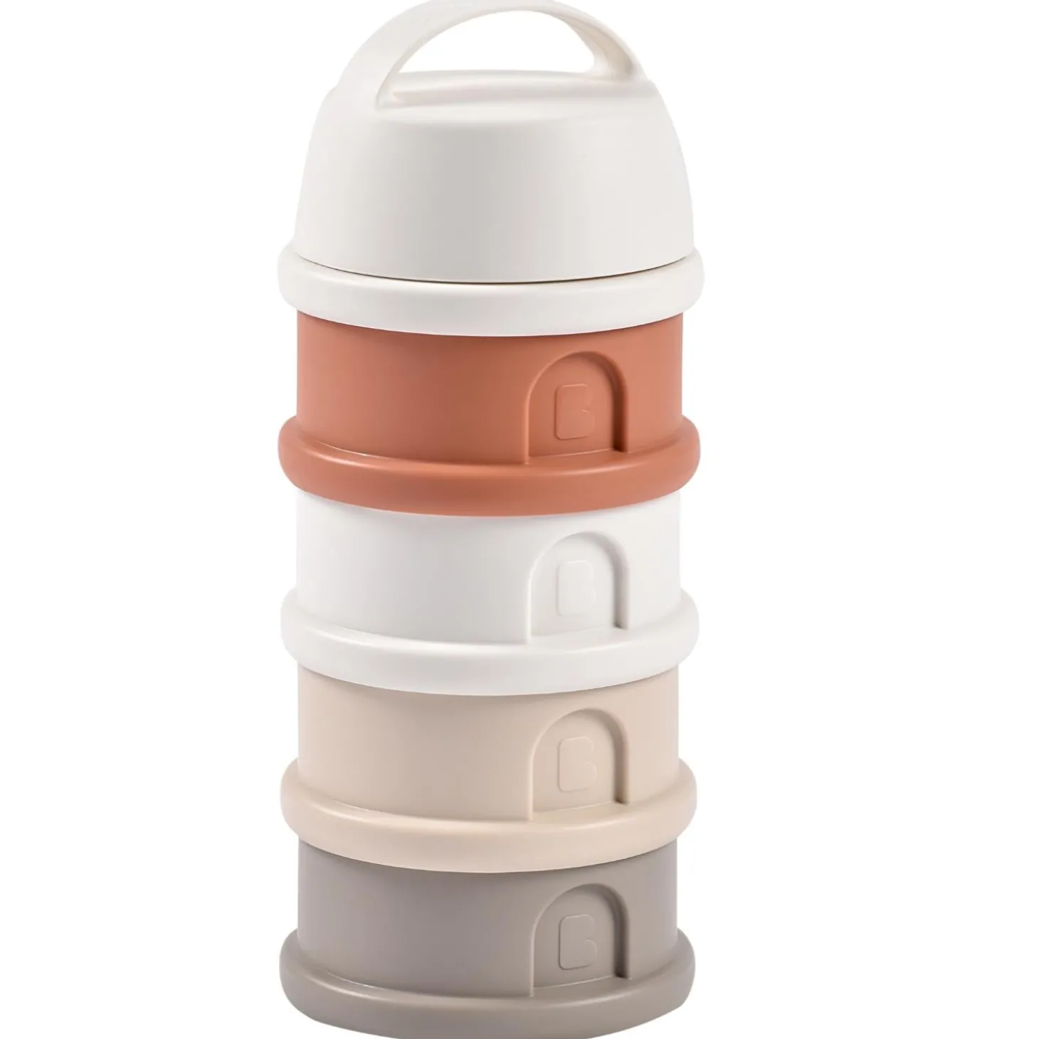 Béaba Boîte doseuse 4 compartiments Cotton White/Terracotta