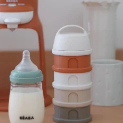Béaba Boîte doseuse 4 compartiments Cotton White/Terracotta