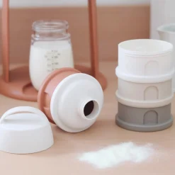 Béaba Boîte doseuse 4 compartiments Cotton White/Terracotta