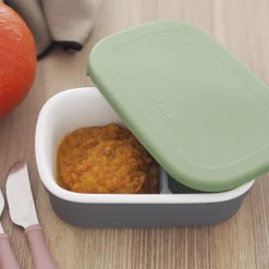 Béaba                    Boîte repas céramique    Mineral/Vert Sauge