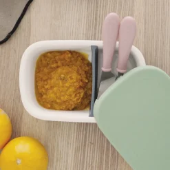 Béaba                    Boîte repas céramique    Mineral/Vert Sauge