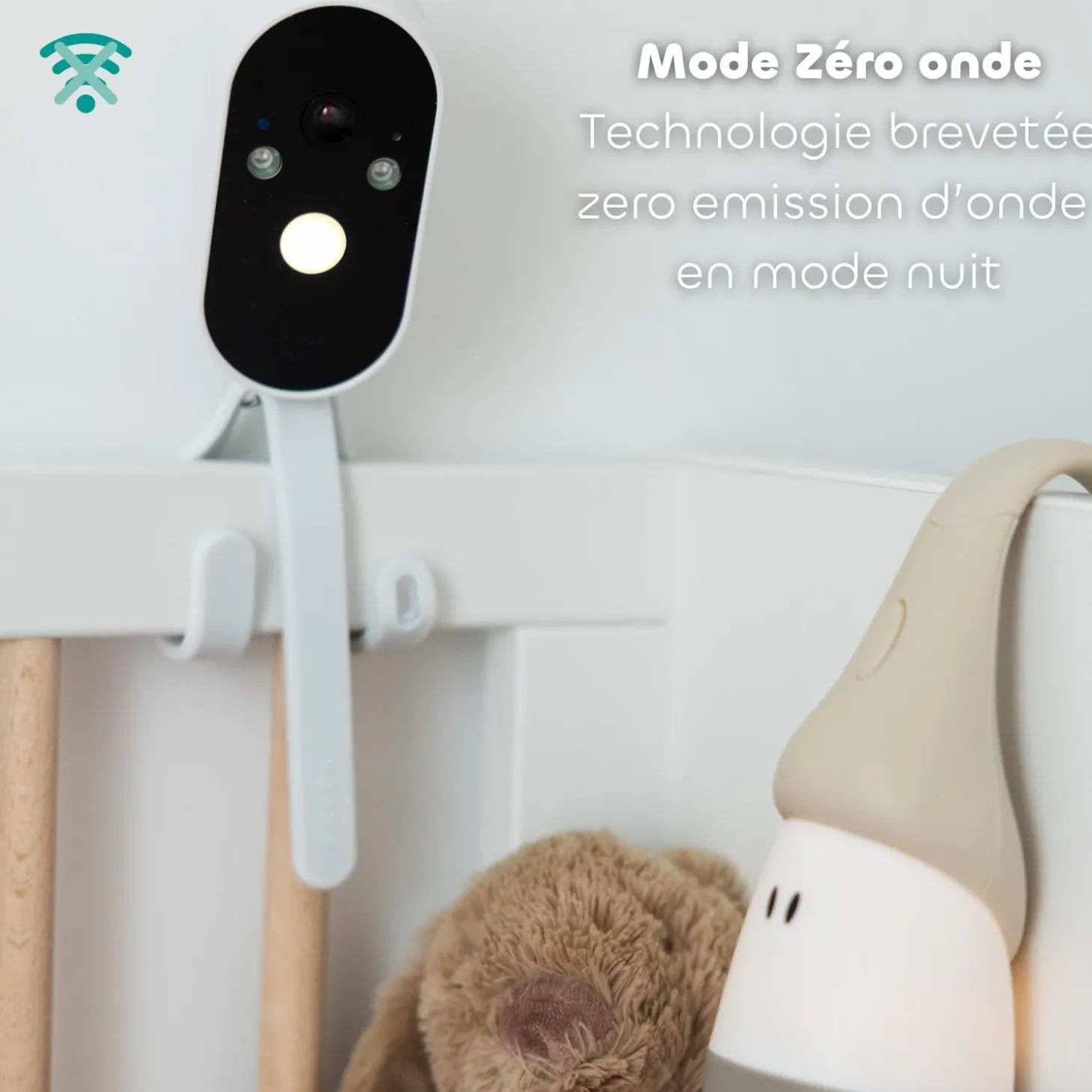 Béaba Caméra Zen Travel Blanc + Tripod Blanc