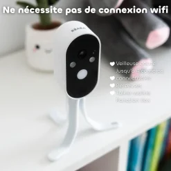Béaba Caméra Zen Travel Blanc + Tripod Blanc