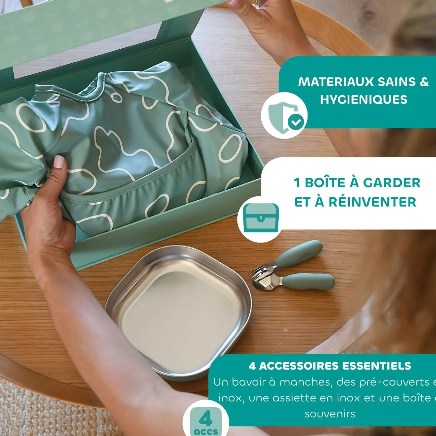 Béaba Coffret Cadeau Sage Green