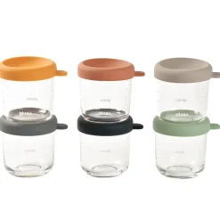 Béaba                    Coffret de 6 portion en verre    Coloris Assortis            250 ml