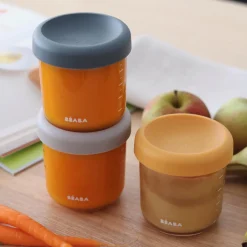 Béaba                    Coffret 4 portions verre    Couleur Assortis            250 ml