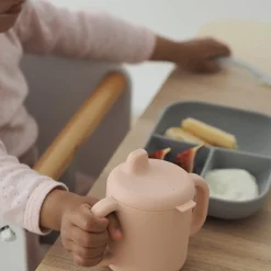 Béaba                    Coffret repas d'apprentissage en silicone    Pink            8 mois+
